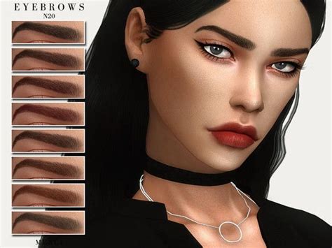 Eyebrows In 12 Colours Found In Tsr Category Sims 4 Eyebrows How