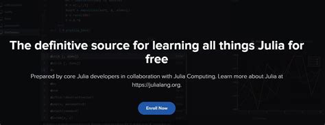 7 Bestfree Julia Programming Language Courses And Tutorials In 2024