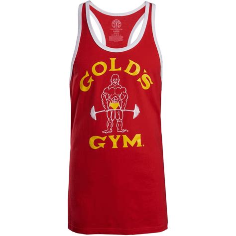 Golds Gym Golds Gym Classic Joe Stringer Tank Top Red Walmart