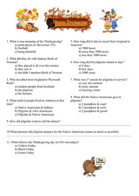 Thanksgiving is about giving thanks for all of your blessings, and there are many to be sure. Video Worksheet: The Story of Thanksgiving