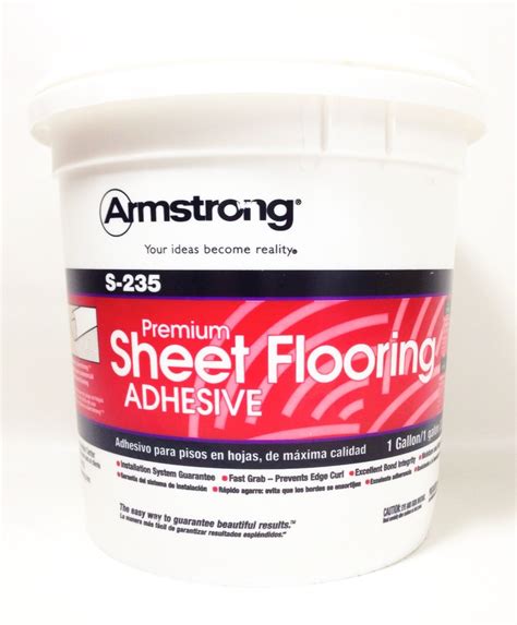 Armstrong Sheet Vinyl Premium Fast Grab Adhesive S 235 1 Quart