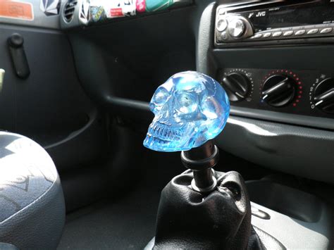 Custom Skull Gear Knob For Lift Up Reverse Renault 5 Steps With