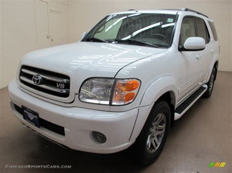 2003 Toyota Sequoia Limited 4wd In Natural White Photo 5 199233