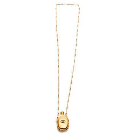 Gucci Vintage Perfume Bottle Necklace At 1stdibs Gucci Perfume Bottle