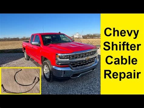 Silverado Lower Shifter Cable Replacement YouTube