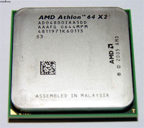 Amd K8 Athlon 64 X2 Amd Athlon 64 X2 4800 Ado4800iaa5dd Aaafg