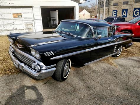 1967 chevy impala ss convertible coupe, head turner wherever you go. 1958 Chevrolet Impala 2-door coupe is a 'midnight beauty'