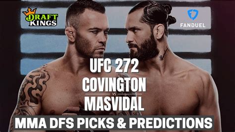 Draftkings Mma Dfs Ufc 272 Card Best Bets Picks Lineup Advice Strategy Fanduel Tips March