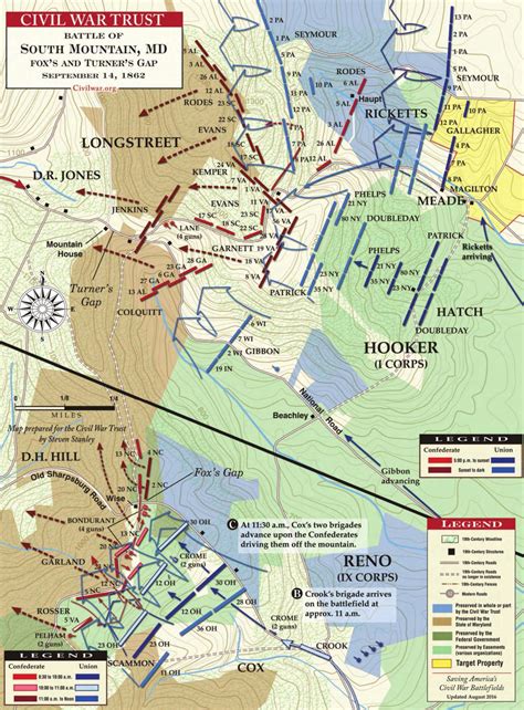 Battle Of South Mountain September 14 1862 American Battlefield Trust