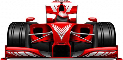 Formula 1 Red Car On Race Track By Bluedarkat Graphicriver