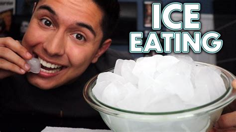 Asmr Crunchy Ice Eating To Cool You Down Before Bed Youtube