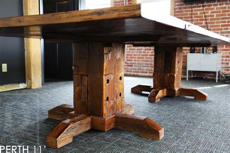 Pedestals free up leg room, making it easier to pull up an extra chair or two. Reclaimed Wood Pedestal Dining Table | Round Pedestal Tables