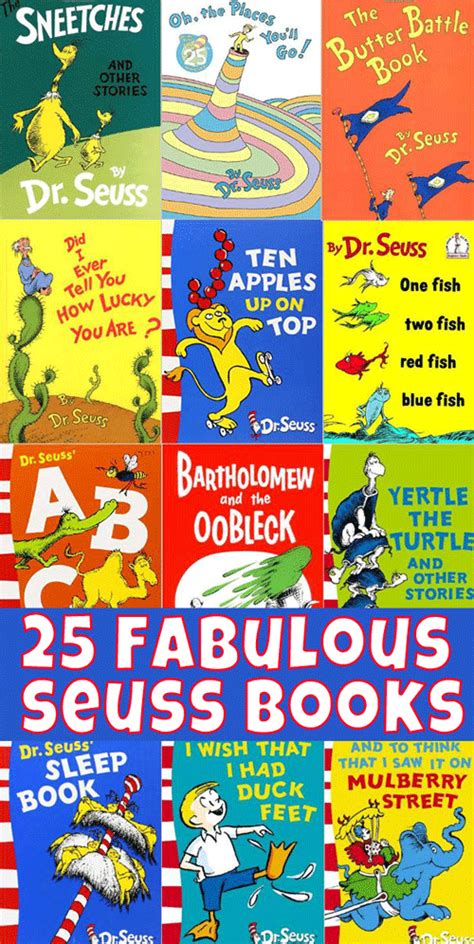 25 Fabulous Dr Seuss Books For Kids