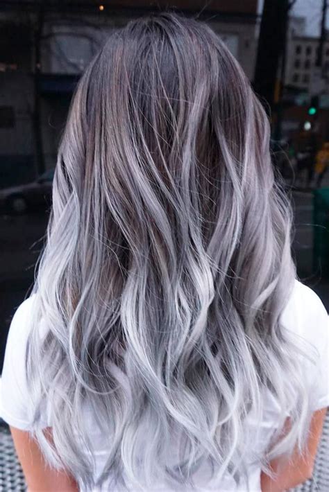 Black or dark chestnut hair, porcelain skin and dark brown, green or blue. 36 Ombre Hair Color Ideas for 2019 - Eazy Glam