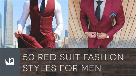 50 Red Suit Fashion Styles For Men Maroon Youtube