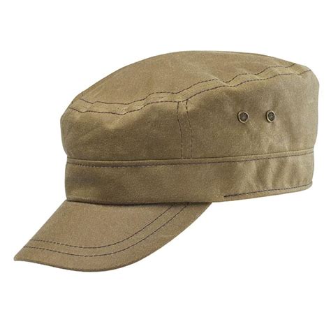 Austin Waxed Cotton Army Cap By Stetson 5900