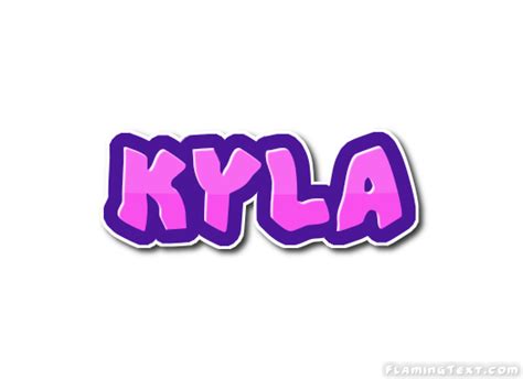 Kyla Logo Free Name Design Tool From Flaming Text