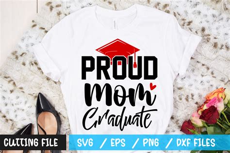Proud Mom Graduate Svg By Designavo Thehungryjpeg