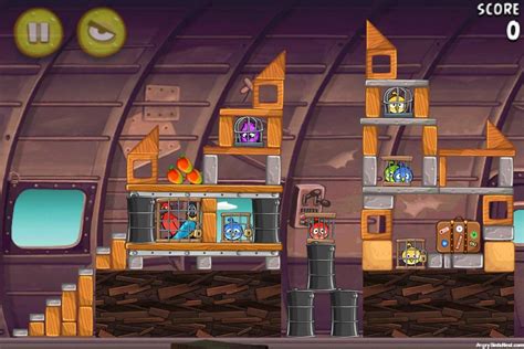 Like the golden eggs in angry birds and angry birds seasons, there are pieces of golden fruit hidden amongst the stages of angry birds rio. Angry Birds Rio Smugglers Plane Walkthrough Level 24 (12-9 ...