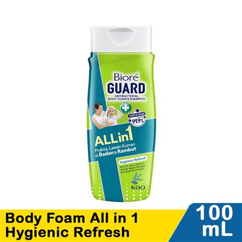 Kao Biore Body Foam All In 1 Hygienic Refresh 100mL Klik Indomaret