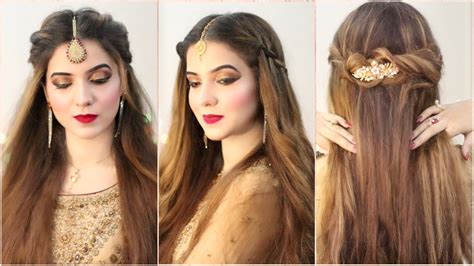 wedding hairstyles most elegant super easy hairstyles for mehndi barat walima party