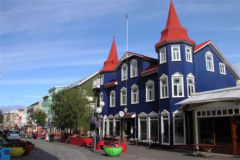 Akureyri Iceland Akureyri Iceland Main Street