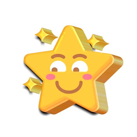 Cute Star Emoji 12959036 Png