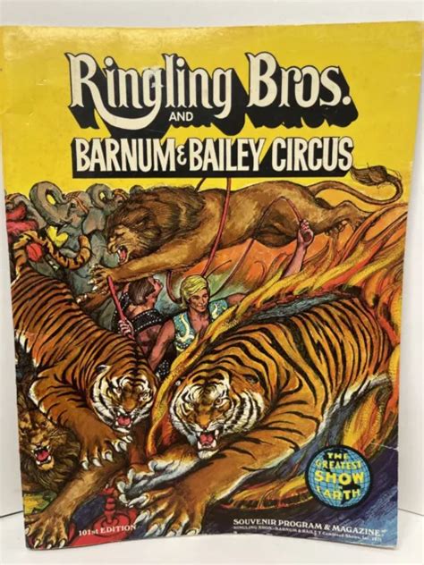 Ringling Bros And Barnum Bailey Circus St Edition Souvenir Program