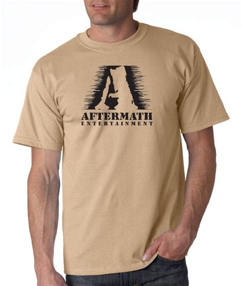 Aftermath Entertainment Logo T Shirt Hip Hop Tee Compton Rap