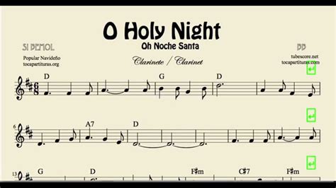 Check out our clarinet sheet music selection for the very best in unique or custom, handmade pieces from our sheet music shops. O Holy Night Sheet Music for Clarinet Noche Santa ...