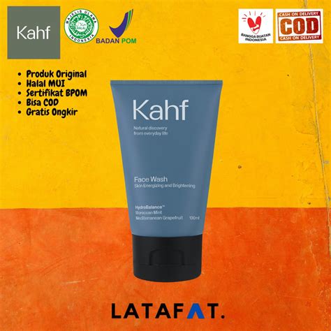 Jual Kahf Skin Energizing And Brightening Face Wash 100 Ml Sabun Cuci