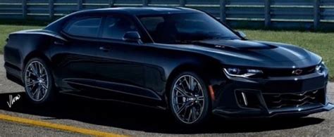 Chevy Camaro Zl1 Sedan Looks Digitally Ready To Fight The Dodge Charger