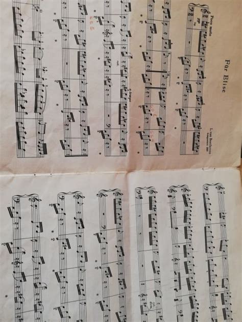 Partitura Beethoven Za Elizu