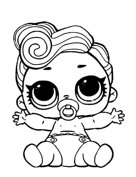 Lil Dollface Lol Surprise Doll Coloring Page Download Print Or Color