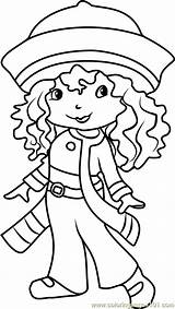 Coloring Rainbow Sherbet Pages Strawberry Shortcake Printable Cartoon Coloringpages101 Color sketch template