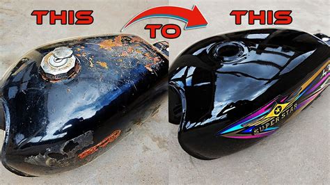 How To Paint A Motorcycle Fuel Tank