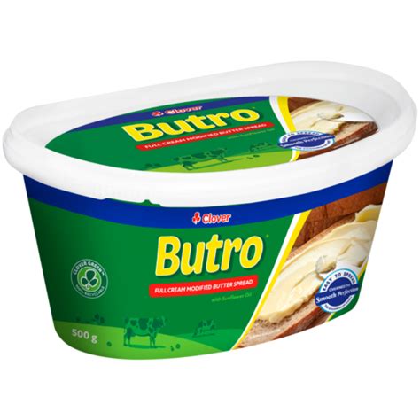Clover Butro Full Fat Modified Butter Spread 500g Butter Spreads And Margarine Milk Butter