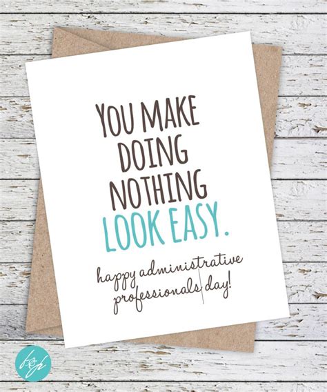 Administrative professionals day (also known as secretaries day or admin day) is a day observed yearly in a small number of countries. Funny Administrative Professionals Day Card - Funny Boss ...