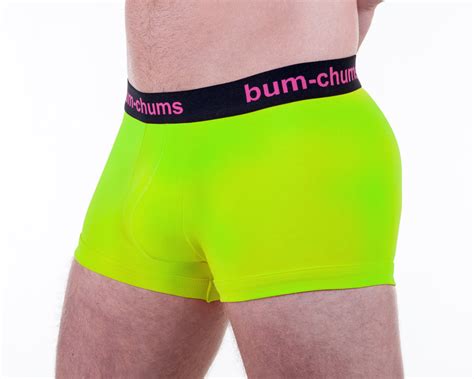 Bum Chums Basik Af Zest Hipster Bold Mens Underwear Lime Green