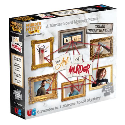 University Games Murder Mystery Party The Art Of Murder Board Mystery Puzzle 1 Ct Foods Co