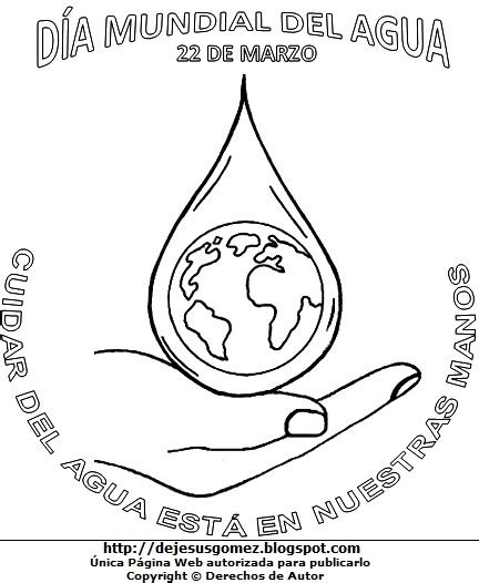 Dibujos Para Colorear Del Dia Internacional Del Agua Reverasite