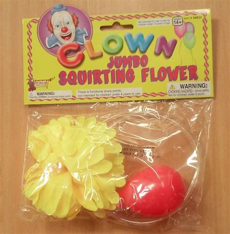 Clown Squirting Flower Costume Props Au