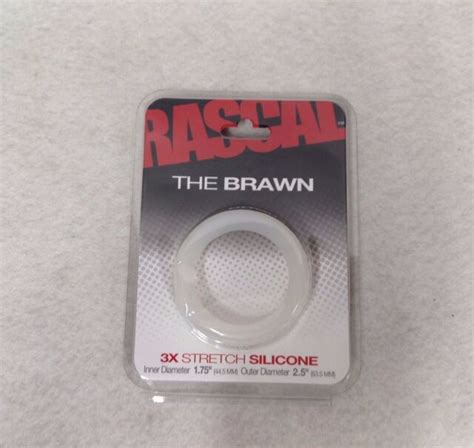 Rascal The Brawn 3x Stretch Silicone Cock Ring Clear For Sale Online Ebay