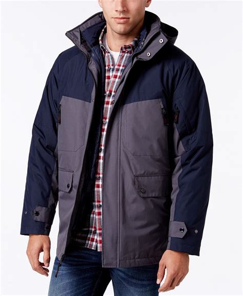 Izod Mens Colorblocked 3 1 Ski Jacket And Reviews Coats And Jackets