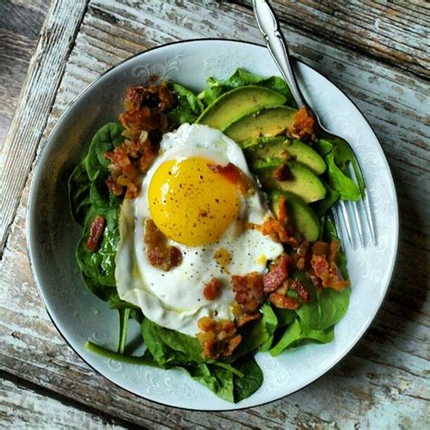 Fried Egg And Avocado Salad Miss Lizzy Thyroid Advocate