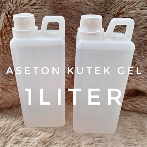 Jual Aseton Aceton Khusus Kutek Gel Liter L Cairan Hapus Kutek Gel Cleanser Remover