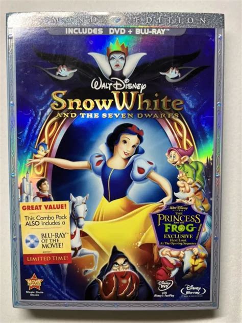 Snow White And The Seven Dwarfs Dvd And Blu Ray 2009 3 Disc Set No Dmi