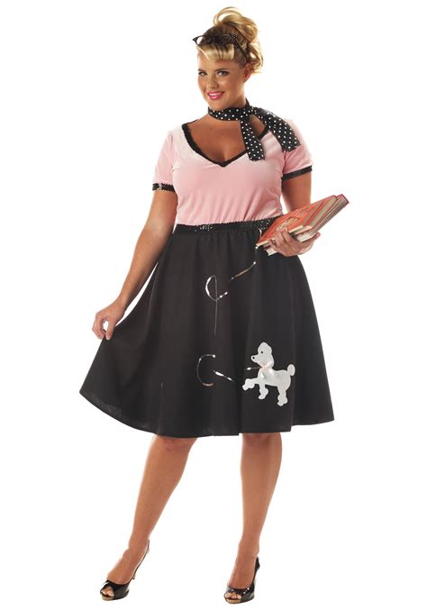 50s 50 S Poodle Skirt Grease Adult Costume Accessory Kostüme And Verkleidungen Kleidung