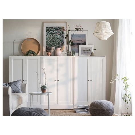 Du kan ikke slå den prislappen, spesielt når 6. https://www.ikea.com/no/no/p/havsta-skap-med-sokkel-hvit ...
