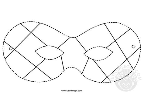 Pagine da colorare stampabili maschere da colorare. Maschera di Arlecchino da colorare - TuttoDisegni.com